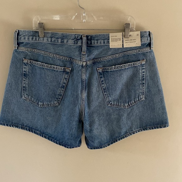 Agolde Parker Long Loose Fit Shorts - Picture 3 of 7